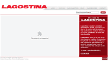 Tablet Screenshot of lagostina.ca